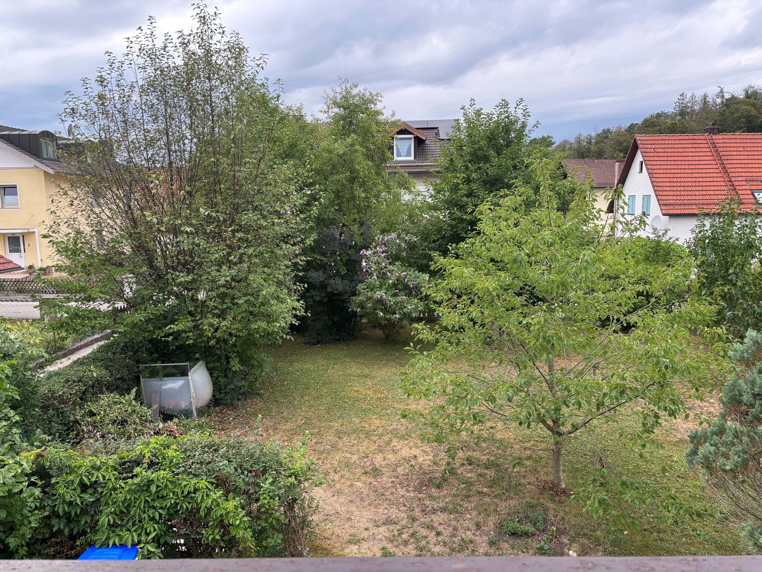 Blick vom Balkon