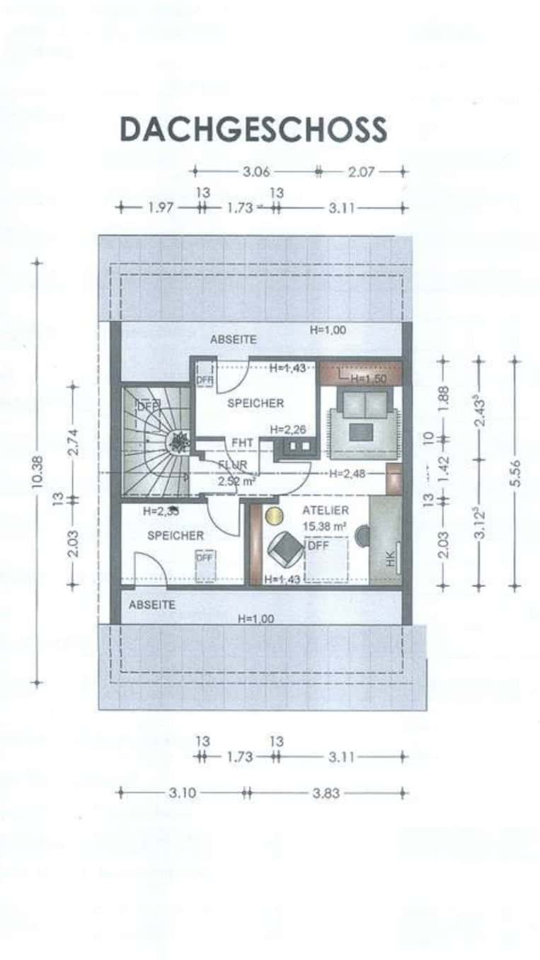 Grundriss DG
