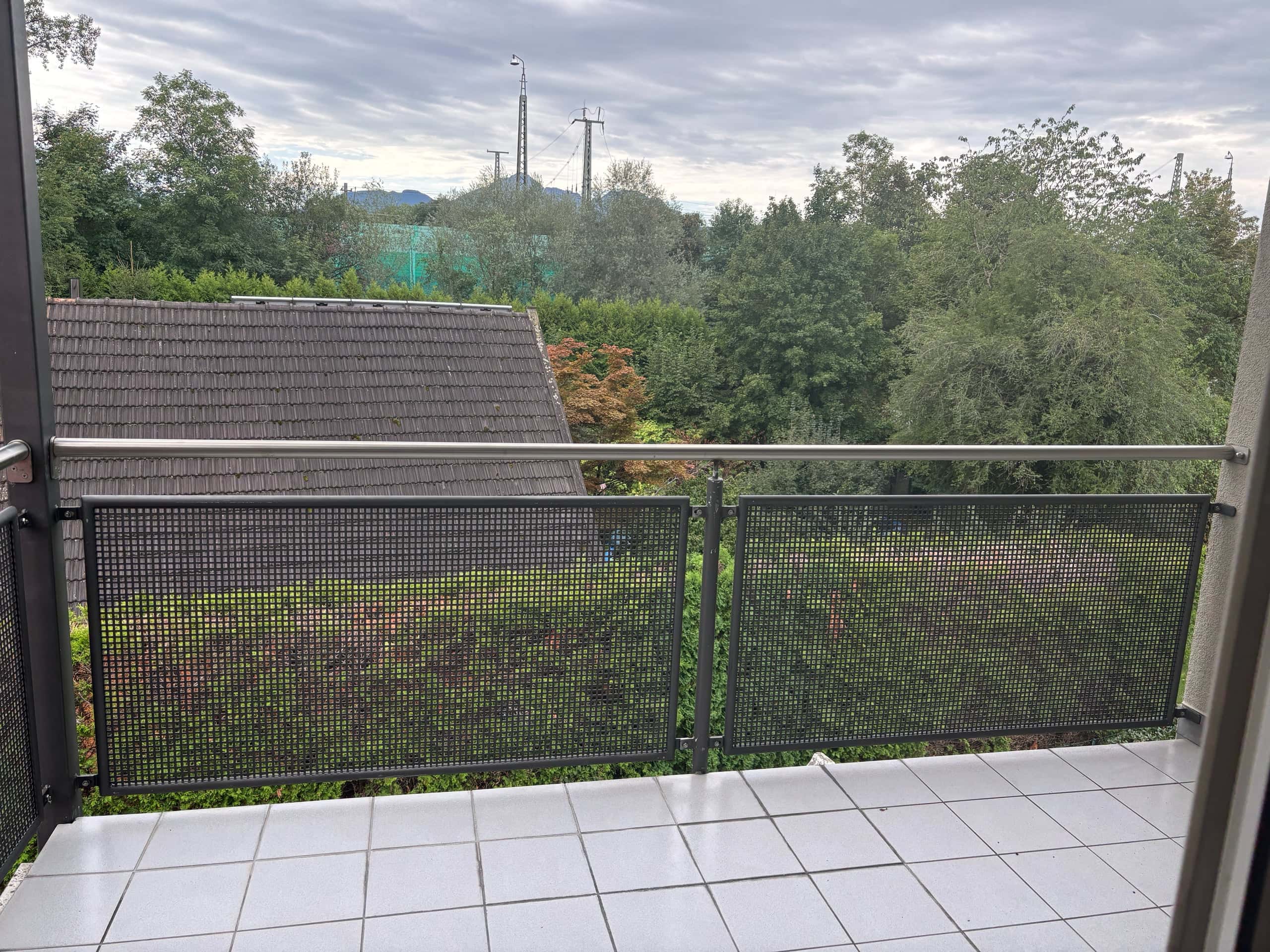 Etage kaufen in Freilassing — Blick vom Balkon