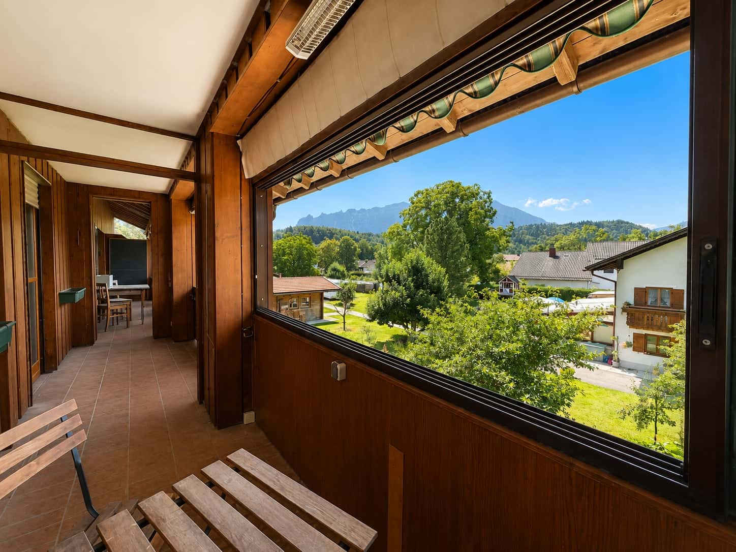 Traumhafter Ausblick vom Balkon